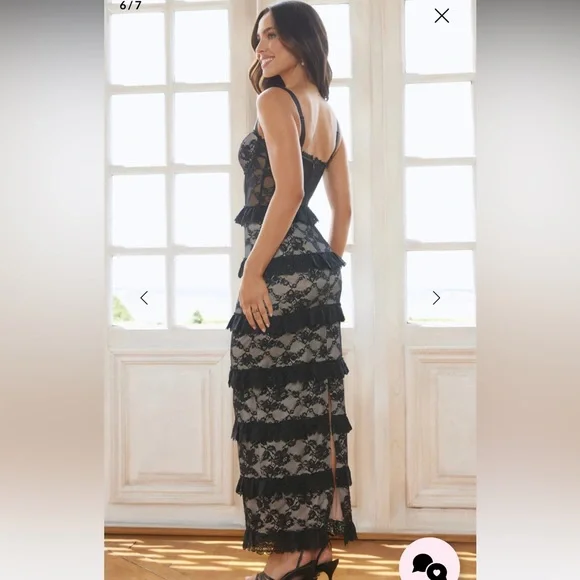 Hello Molly LUXE MYSTIQUE LACE MAXI DRESS - Picture 2 of 8